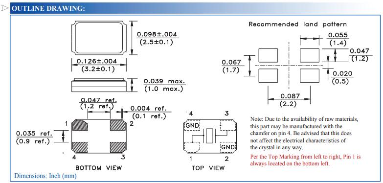 ABM8G晶振规格书 ABM8G晶振规格书
