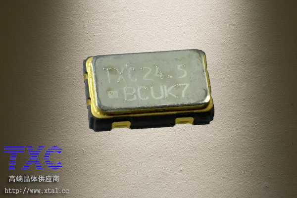 24.576MHz有源晶振,7C24500002,TXC晶振,3.3V,20PPM,5032封装