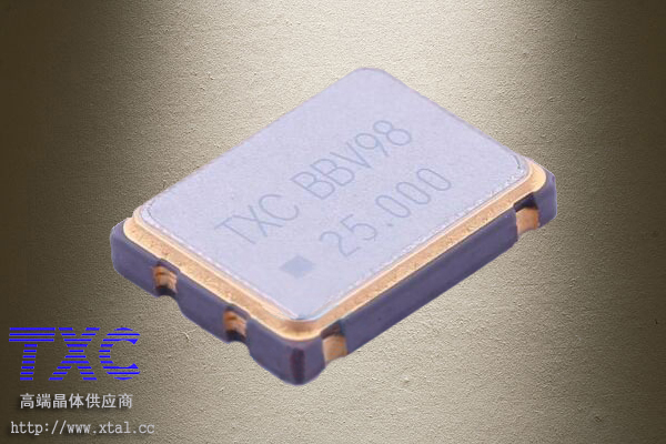 25MHz有源晶振,7W25000066,7050晶振,3.3V,25PPM,TXC晶振,-40~+85℃