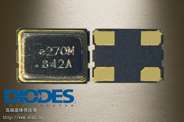 HX3127001Q,27MHz有源车载晶振,DIODES美台晶振,2.8V,25PPM,-40°C ~ 105°C